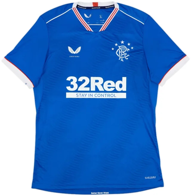 2020-21 Rangers Home Shirt - 7/10 - (M)