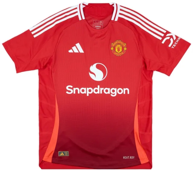 2024-25 Manchester United Player Issue Home Shirt - As New- (L)