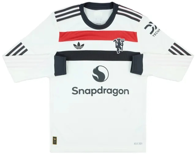 2024-25 Manchester United Player Issue Third L/S Shirt - As New - (S)