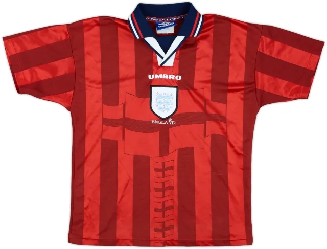 1997-99 England Away Shirt - 9/10 - (L.Boys)