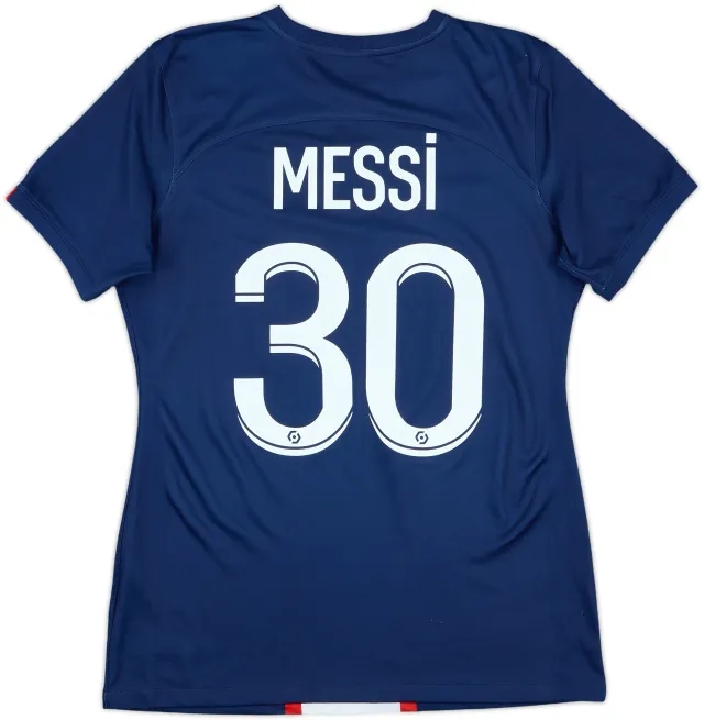 2022-23 Paris Saint-Germain Home Shirt Messi #30 - 6/10 - (Women's M)