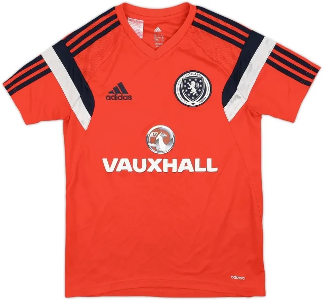 2014-15 Scotland adidas Training Shirt - 8/10 - (L.Boys)