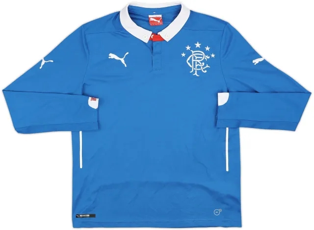 Puma Rangers Boys LS Home Shirt 2014/15