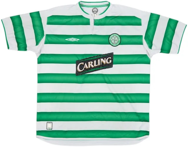2003-04 Celtic Home Shirt - 4/10 - (XL)