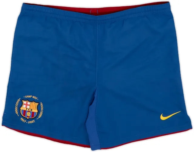 2007-08 Barcelona Home Shorts - 6/10 - (L.Boys)