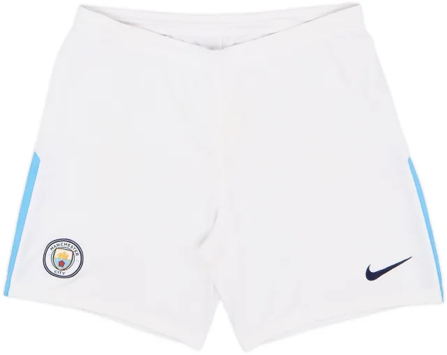 2017-18 Manchester City Home Shorts - 7/10 - (L)