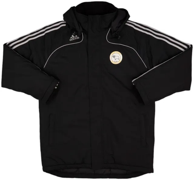 2007-09 Derby County adidas Padded Bench Coat - 5/10 - (M)