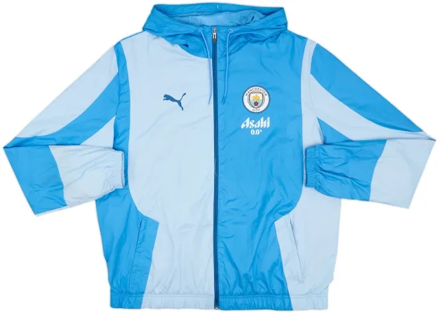 2023-24 Manchester City Puma Hooded Track Jacket - 8/10 - (XL)
