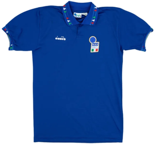 1992-93 Italy Home Shirt - 7/10 - (XL.Boys)