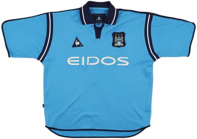 2001-02 Manchester City Home Shirt - 6/10 - (L)