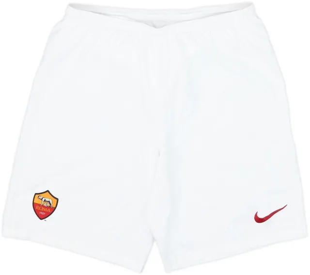 2014-15 Roma Player Issue Home Shorts - 9/10 - (L)