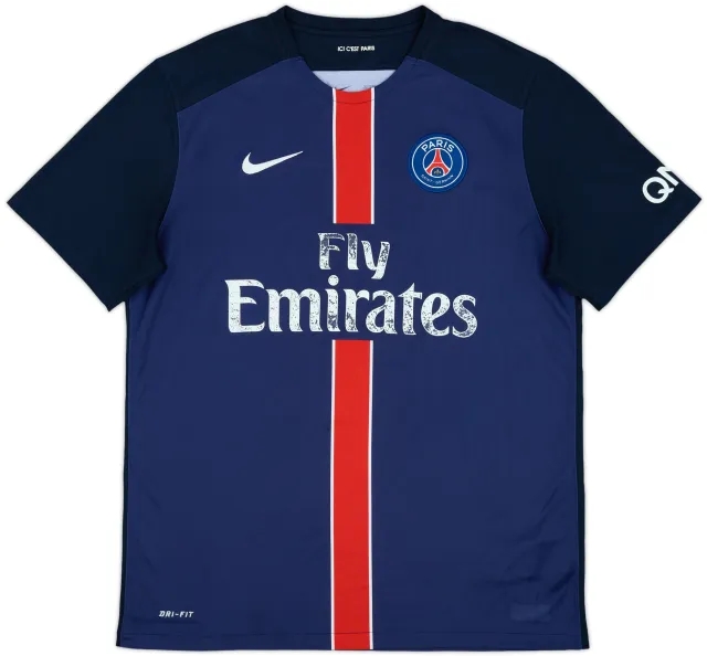 2015-16 Paris Saint-Germain Home Shirt - 5/10 - (L)