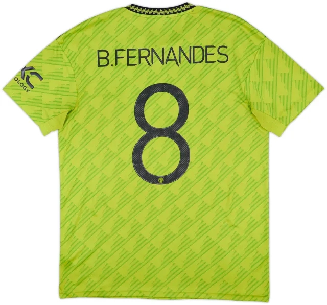 2022-23 Manchester United Third Shirt B.Fernandes #8 - 8/10 - (L)