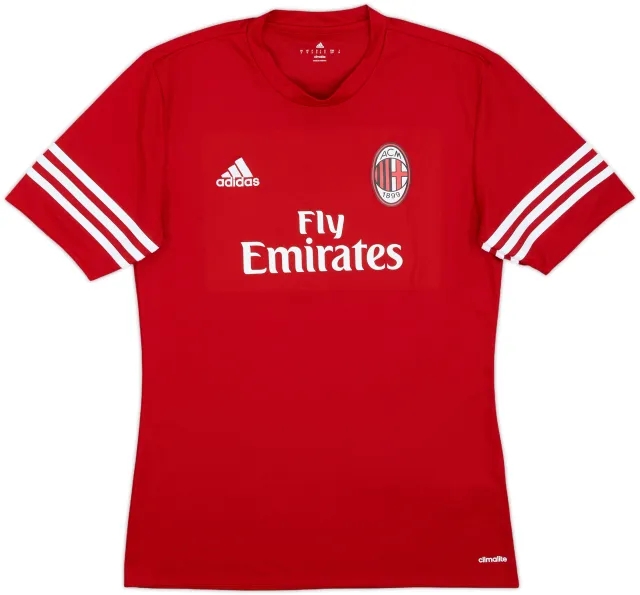 2016-17 AC Milan adidas Training Shirt - 8/10 - (S)
