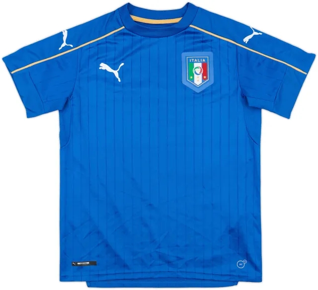 2016-17 Italy Home Shirt - 10/10 - (M.Boys)