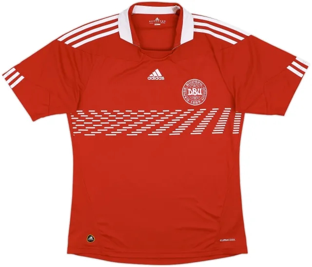 adidas Denmark Mens SS Home Shirt 2010