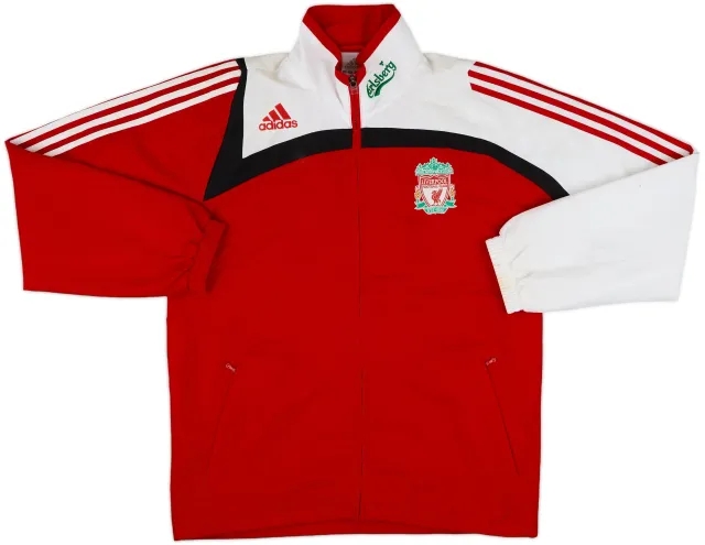 2007-08 Liverpool adidas Track Jacket - 7/10 - (M)