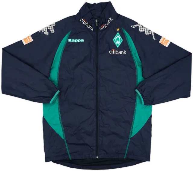 2008-09 Werder Bremen Player Issue Kappa Hooded Rain Jacket - 7/10 - (XXL)