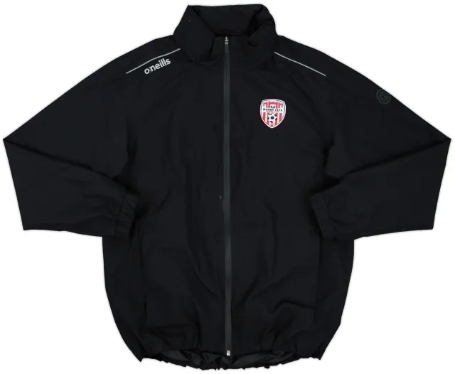 2008-09 Derry City O'Neills Hooded Rain Jacket - 8/10 - (M)