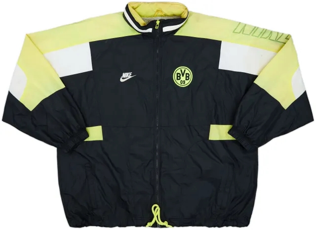 1995-96 Borussia Dortmund Nike Hooded Rain Jacket - 6/10 - (XXL)