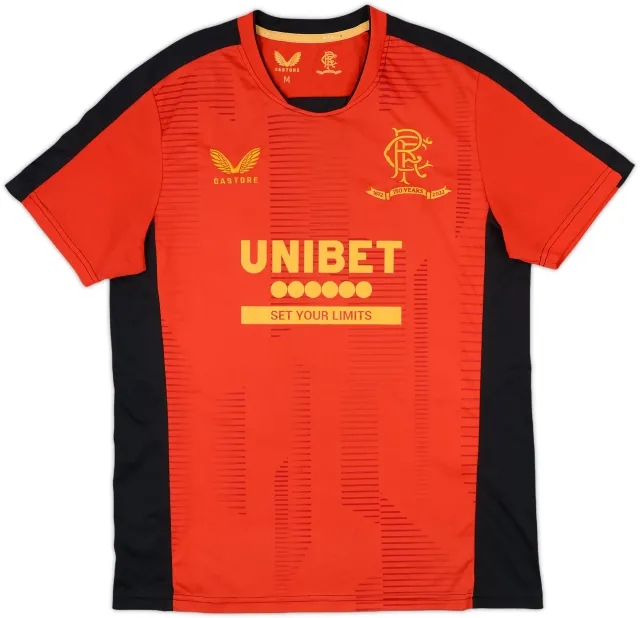 2021-22 Rangers Castore '150 Years Anniversary' Training Shirt - 9/10 - (M)