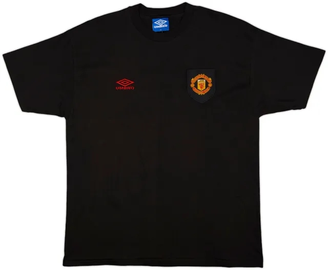 1996-98 Manchester United Umbro Cotton Tee - 9/10 - (XL)