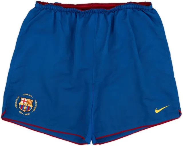 2007-08 Barcelona Home Shorts - 8/10 - (XXL)