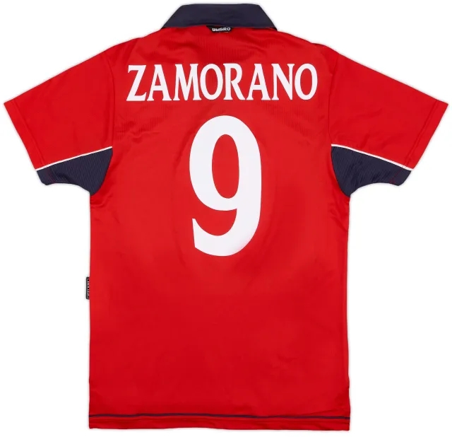 2000-01 Chile Home Shirt Zamorano #9 - 10/10 - (S)