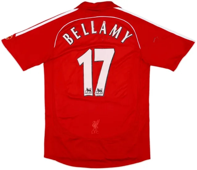2006-08 Liverpool Home Shirt Bellamy #17 - 4/10 - (S)