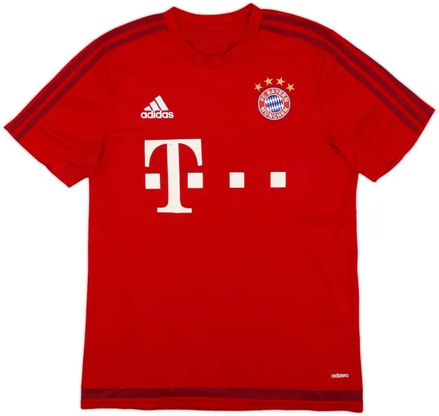 adidas Bayern Munich Mens SS Player Issue Home Shirt 2015/16