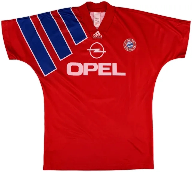 adidas Bayern Munich Mens SS Home Shirt 1991/93