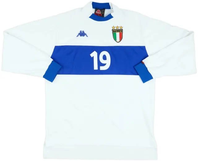 1998-00 Italy Match Issue Away L/S Shirt #19