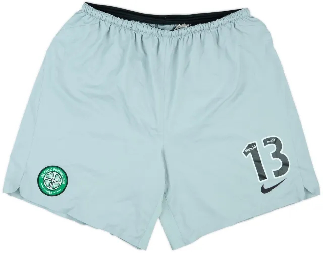 Nike Celtic Mens Goalkeeper Player Issue Home Shorts 2005/06