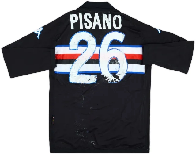 2005-06 Sampdoria Match Issue Third L/S Shirt Pisano #26