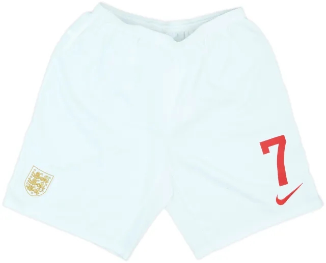 2013-14 England Player Issue Away Shorts #7 - 6/10 - (L)