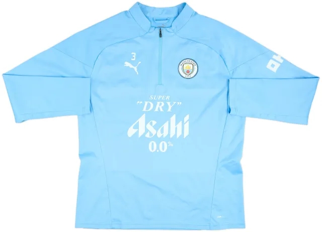 2023-24 Manchester City Player Issue 1/4 Zip Rain Top #3 (Dias) - 8/10 - (L)
