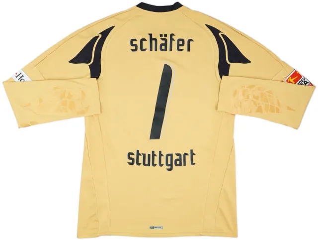2007-08 Stuttgart GK Shirt Schafer #1 - 8/10 - (L)
