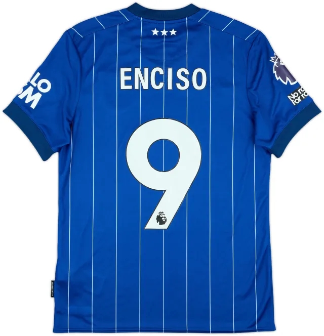 2024-25 Ipswich Match Issue Home Shirt Enciso #9