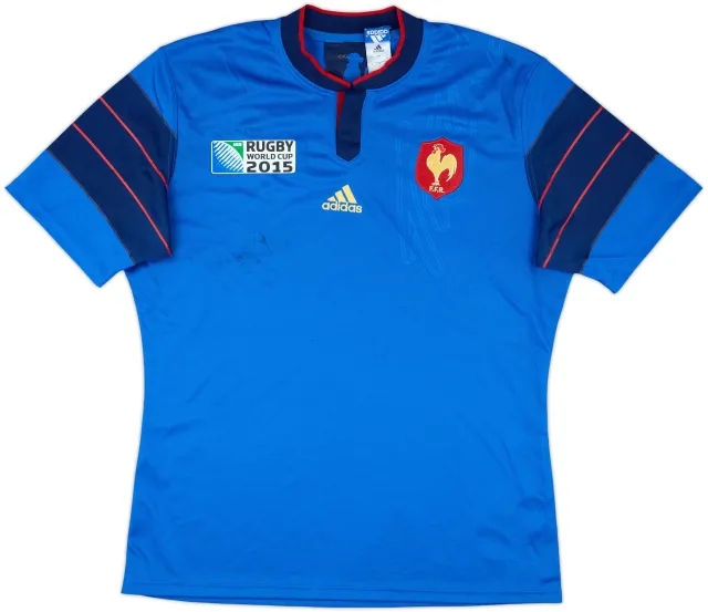 2015 France Rugby Home Shirt - 6/10 - (L)