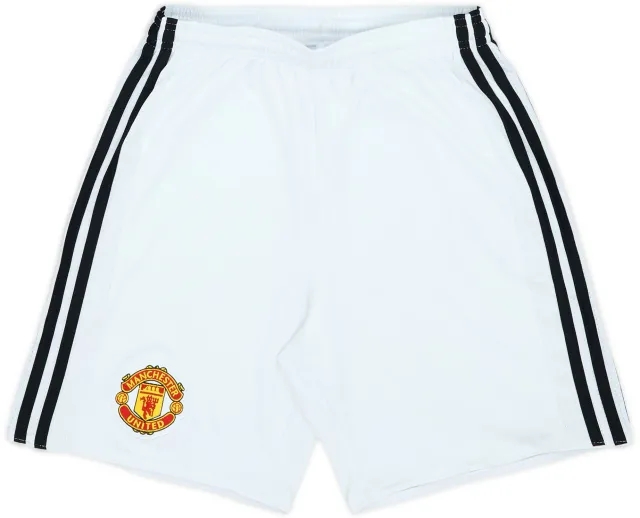 2017-18 Manchester United Home Shorts - 6/10 - (M.Boys)
