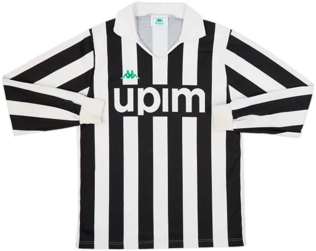 1991-92 Juventus Home L/S Shirt - 7/10 - (M)