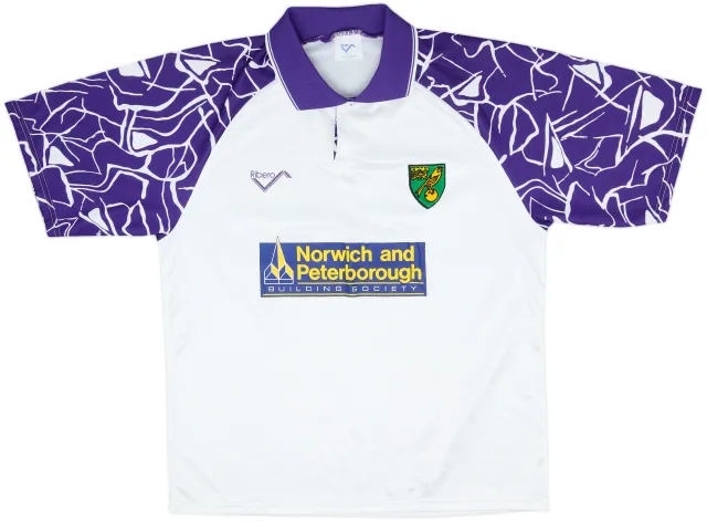 1992-94 Norwich Away Shirt - 8/10 - (L)