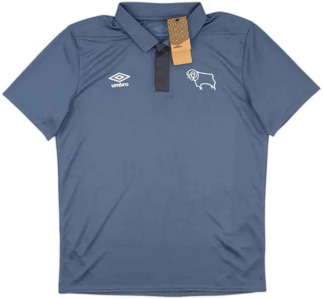 2020-21 Derby County Umbro Polo Shirt (L)