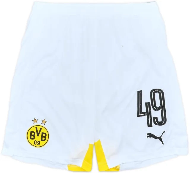 2015-16 Borussia Dortmund Player Issue Third Shorts #49 - 7/10 - (L)