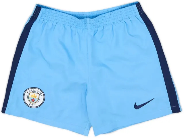 2016-17 Manchester City Home Shorts - 8/10 - (4-5 Years)