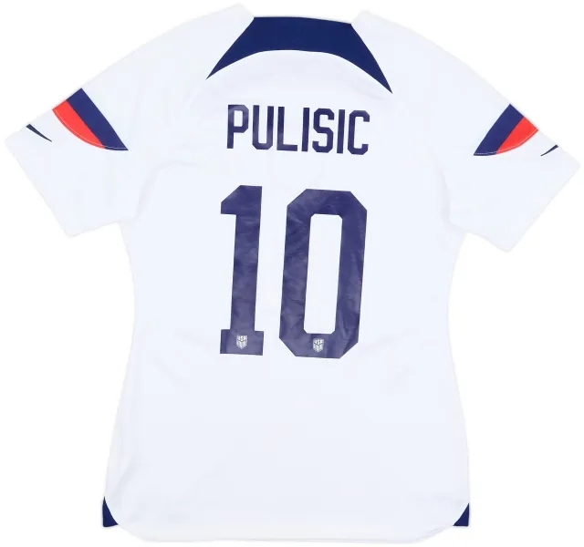 2022-23 USA Home Shirt Pulisic #10 - 9/10 - (Women's S)