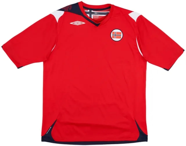 2006-08 Norway Home Shirt - 10/10 - (L)