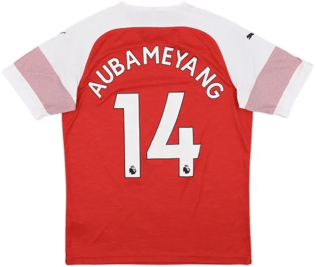 2018-19 Arsenal Home Shirt Aubameyang #14 - 5/10 - (M)