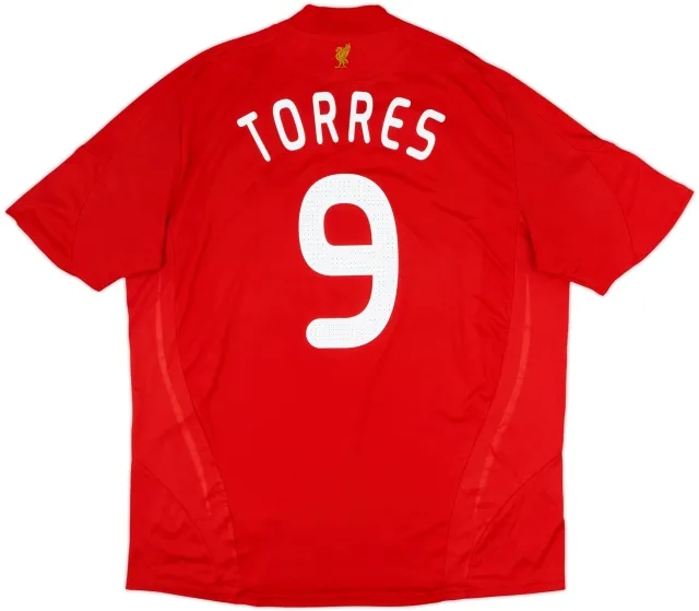 2008-10 Liverpool Home Shirt Torres #9 - 6/10 - (XXL)