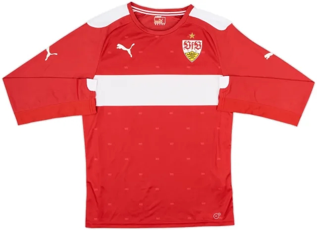2014-15 Stuttgart Away L/S Shirt - 9/10 - (M)